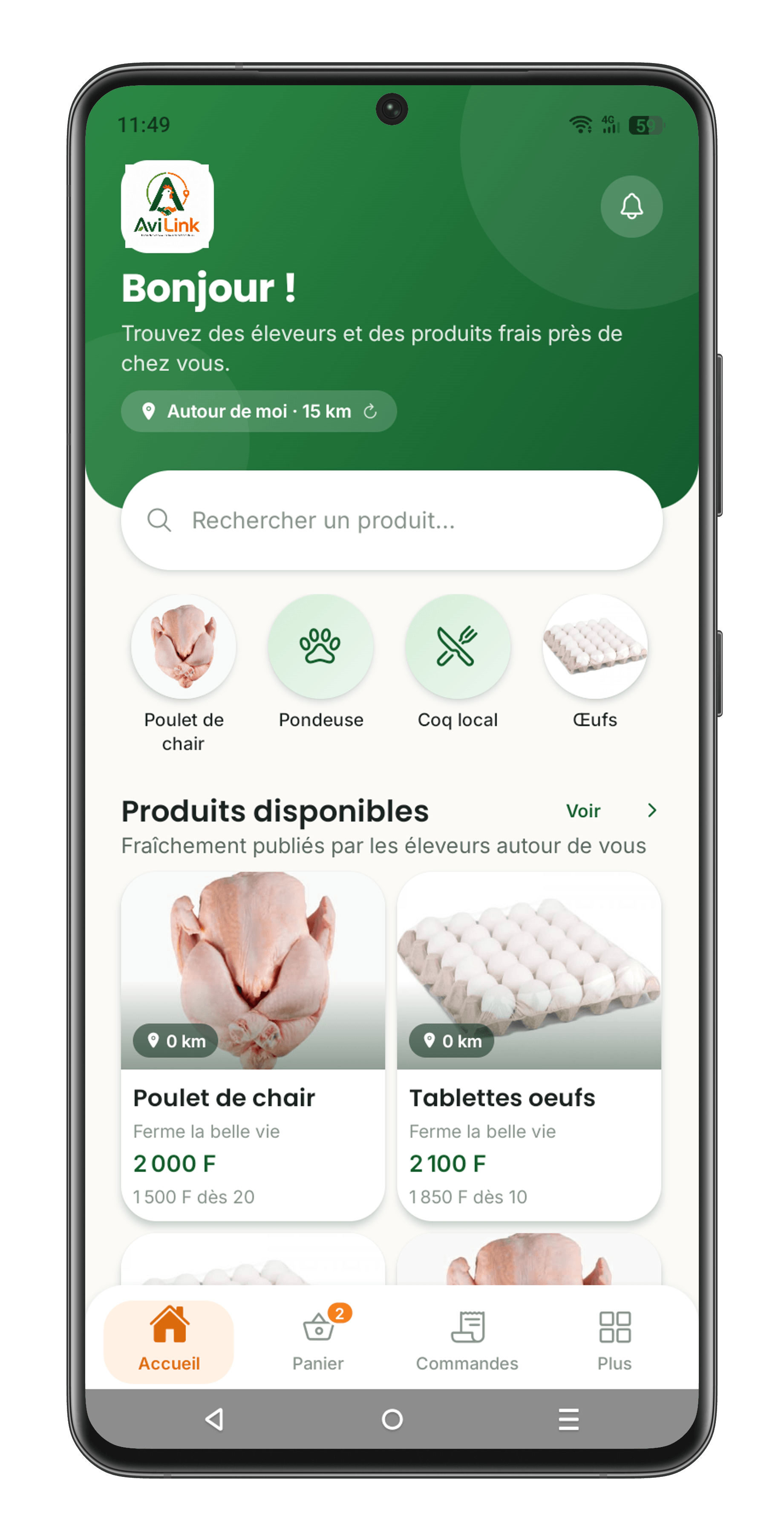 Trouvez un éleveur près de vous